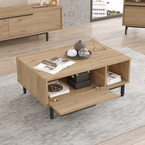 Σετ Σαλονιού Prastio Δρυς 160x35.5x45 εκ. Μελαμίνης