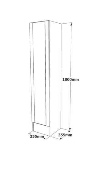 Έπιπλο Εισόδου Stagira Ατλαντικό Πεύκο 125.5x34x180 εκ. Μελαμίνης