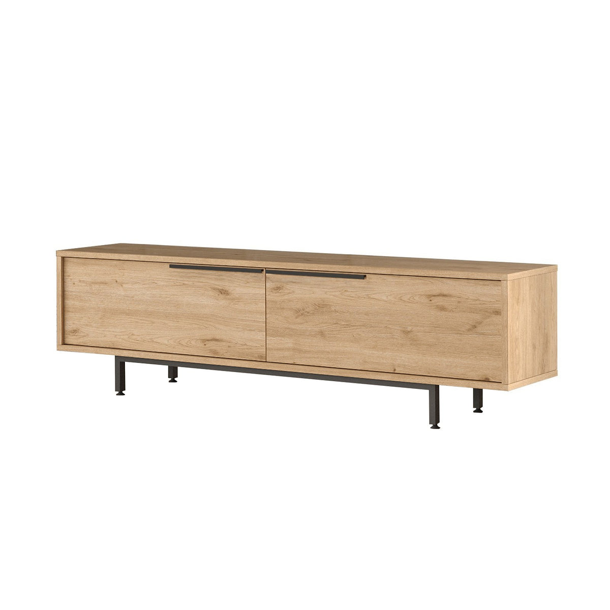 Έπιπλο Τηλεόρασης Alyki Καρυδί 160x35.5x45.1 εκ. Μελαμίνης