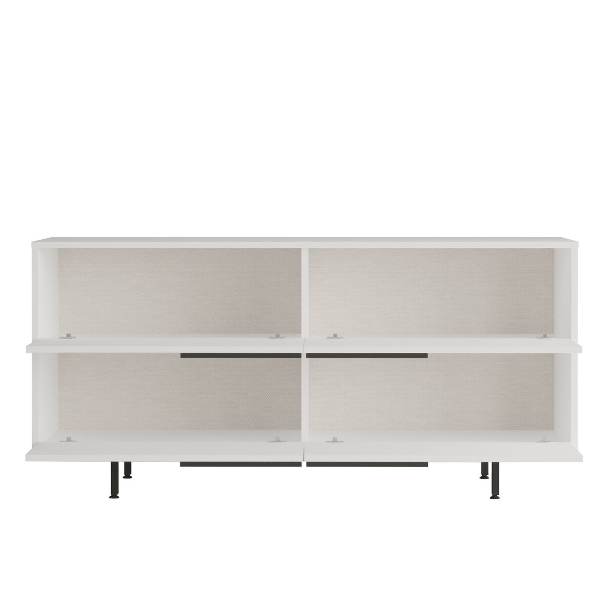 Κονσόλα Agridia Λευκό 160x44.5x74.3 εκ. Μελαμίνης