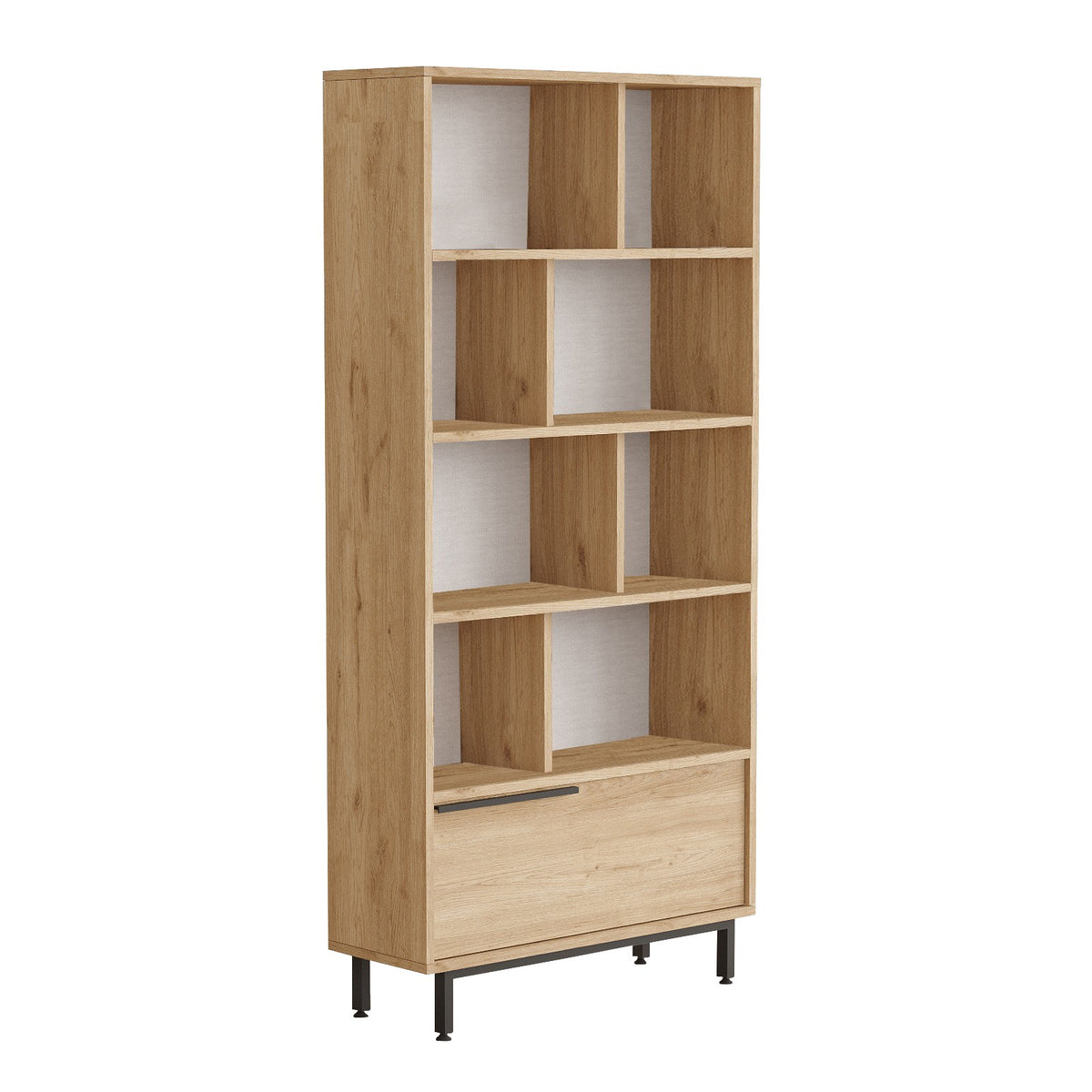 Βιβλιοθήκη Anopoli Καρυδί 83.9x29.5x175.6 εκ. Μελαμίνης