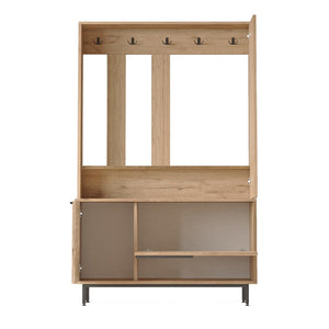 Έπιπλο Εισόδου Katerini Καρυδί 102.2x35.5x178.2 εκ. Μελαμίνης