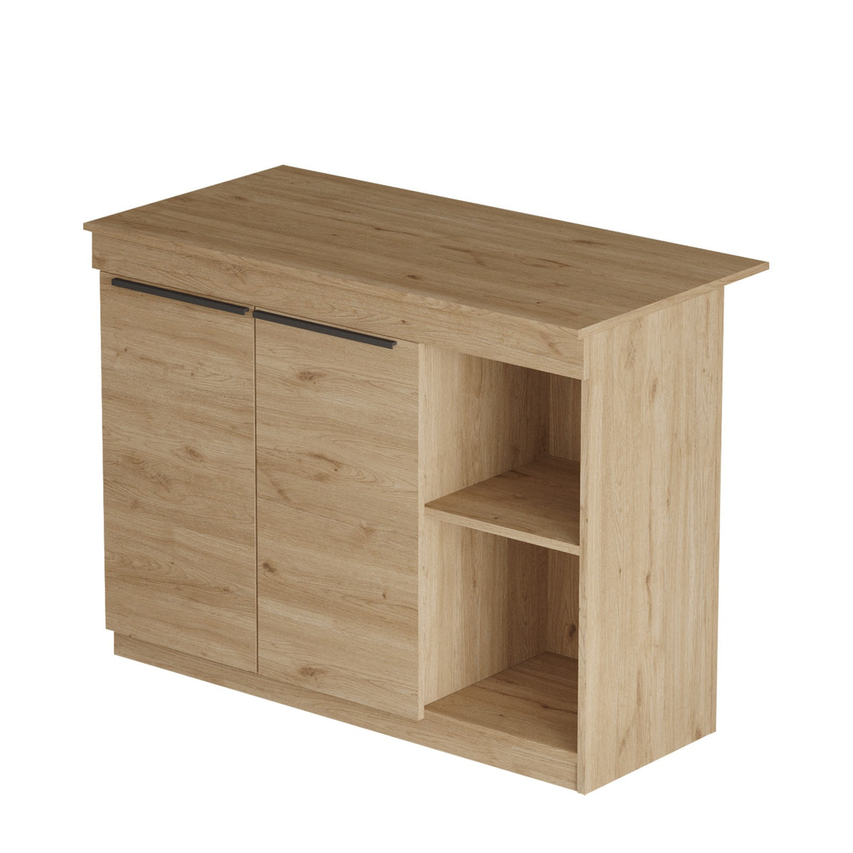 Τραπέζι Κουζίνας Lefkochori Δρυς 60x60x88.2 εκ. Μελαμίνης