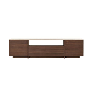Έπιπλο Τηλεόρασης Gialiskari Travertine - Καρυδί Milano 180x35x46 εκ. Μελαμίνης