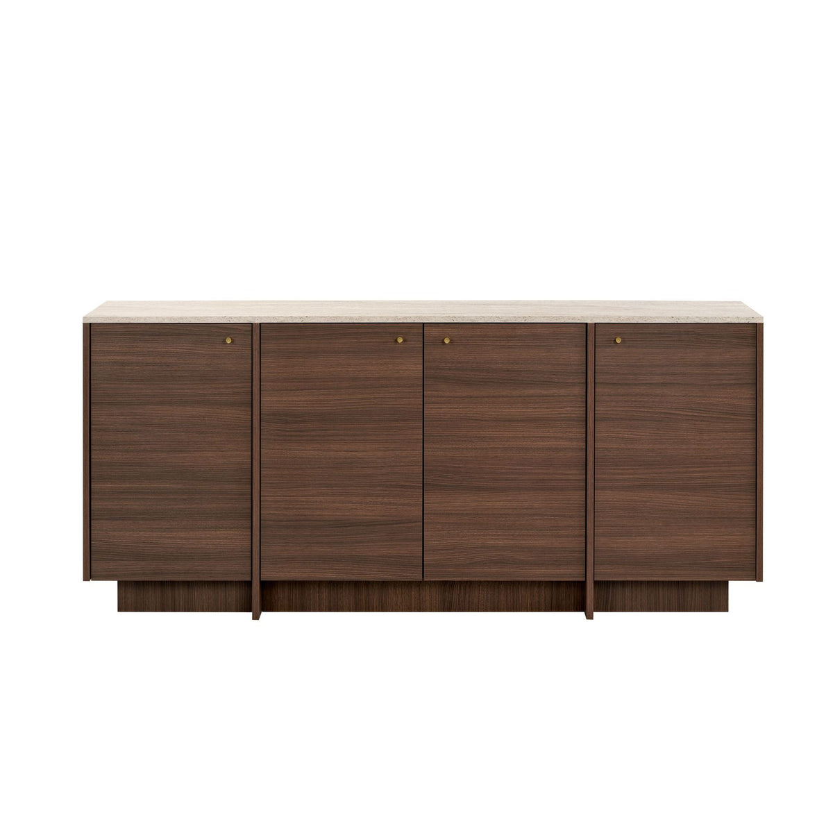 Κονσόλα Myrina Travertine - Καρυδί Milano 180x45x82 εκ. Μελαμίνης
