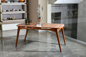 Σετ Τραπεζαρίας 5τμχ Saria Ανθρακί 160x80x75 εκ. Μελαμίνης