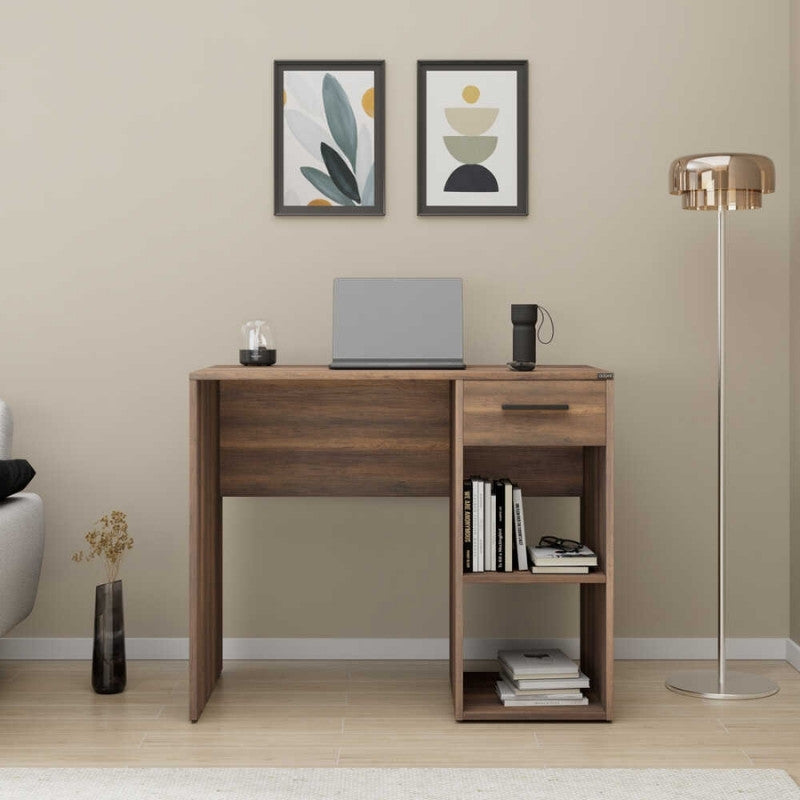 Γραφείο εργασίας Concept  χρώμα καρυδί 90x52x75εκ. - Pakobazaar