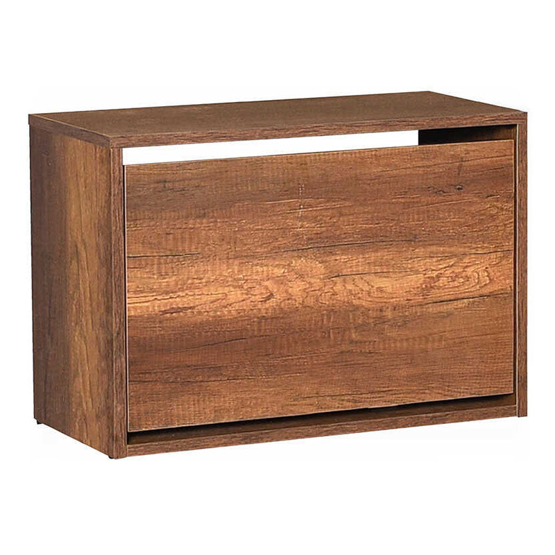 Παπουτσοθήκη 6 ζεύγων Step  χρώμα καρυδί 60x30x42εκ. - Pakobazaar