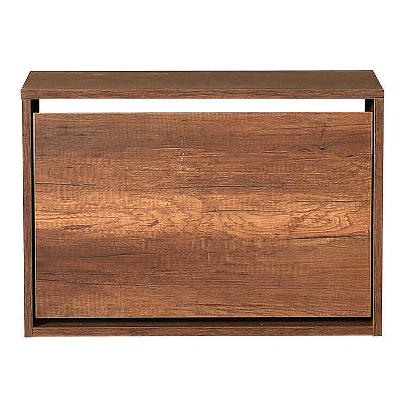 Παπουτσοθήκη 6 ζεύγων Step  χρώμα καρυδί 60x30x42εκ. - Pakobazaar