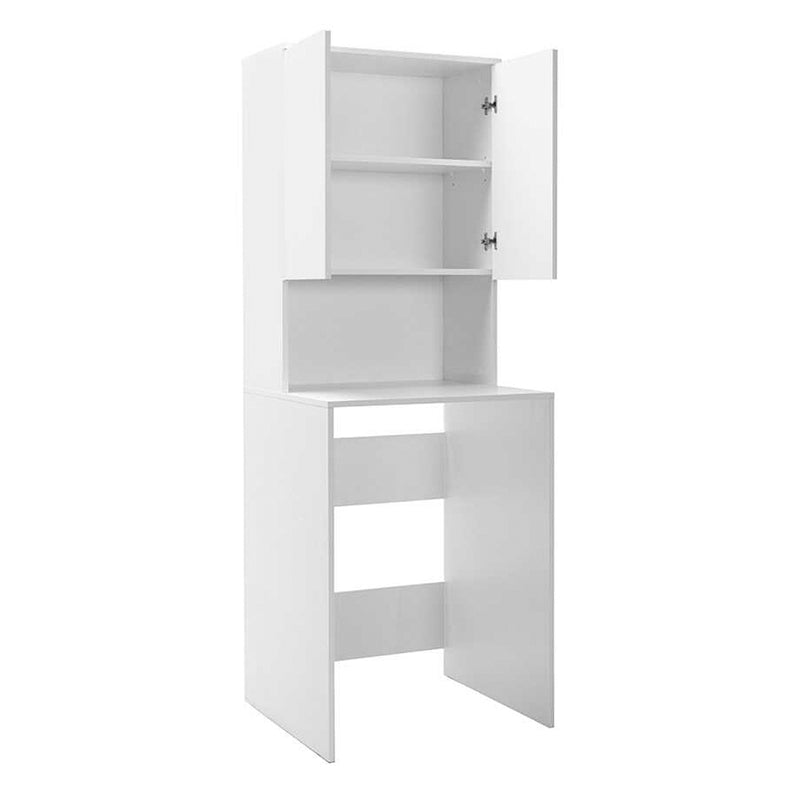 Έπιπλο πλυντηρίου Ceza  χρώμα λευκό 65x60x182εκ. - Pakobazaar