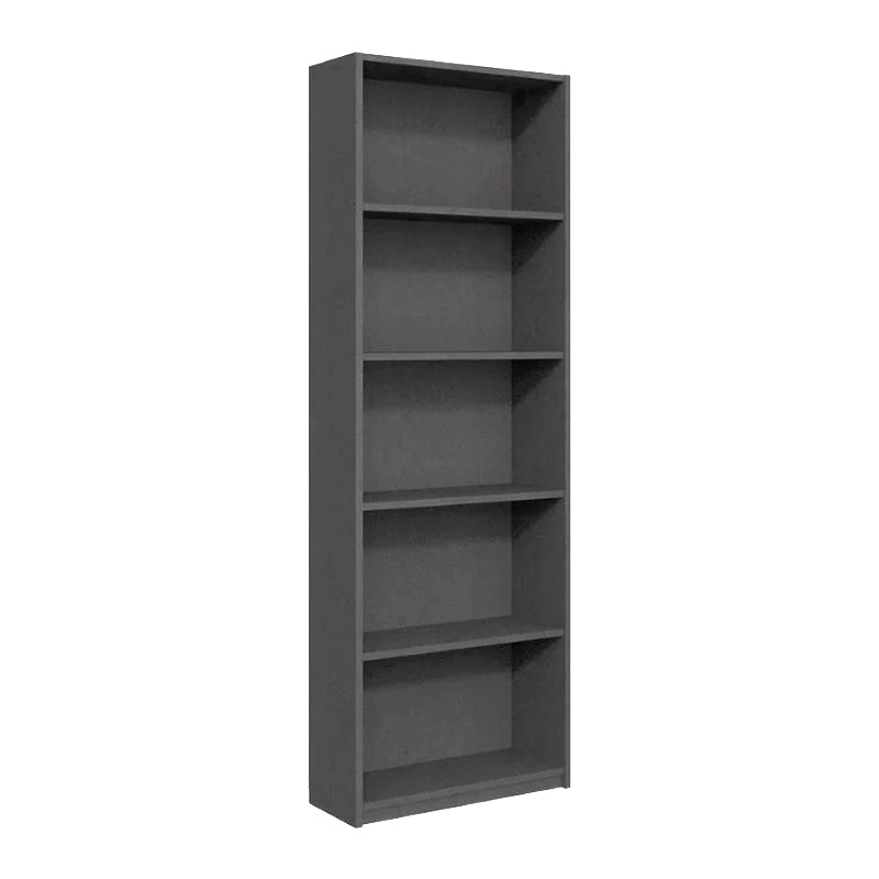 Βιβλιοθήκη Max  χρώμα ανθρακί 58x23x170εκ. - Pakobazaar