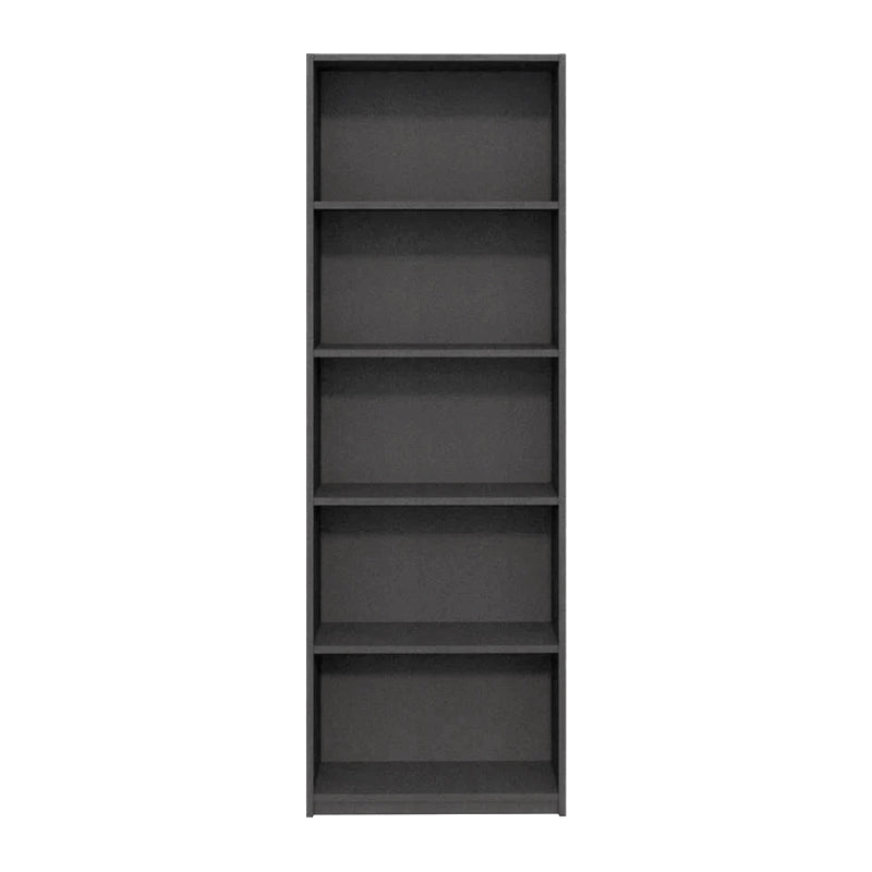 Βιβλιοθήκη Max  χρώμα ανθρακί 58x23x170εκ. - Pakobazaar