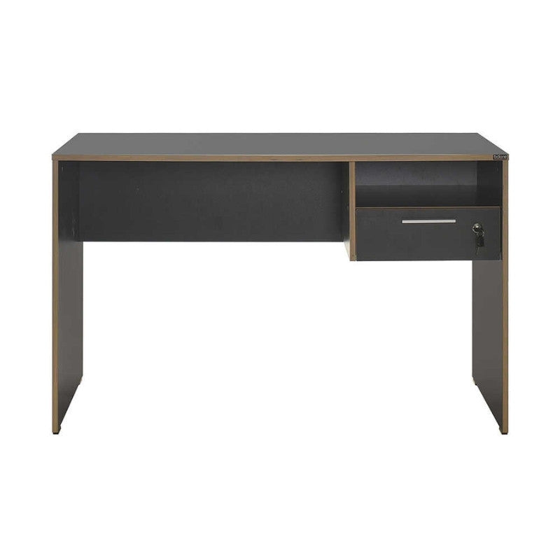 Γραφείο εργασίας με κλειδαριά Concept  χρώμα ανθρακί 120x60x75εκ. - Pakobazaar