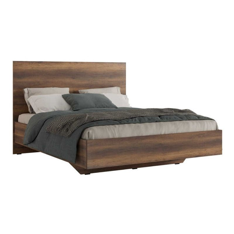 Κρεβάτι Oryana  χρώμα καρυδί 160x200εκ. - Pakobazaar