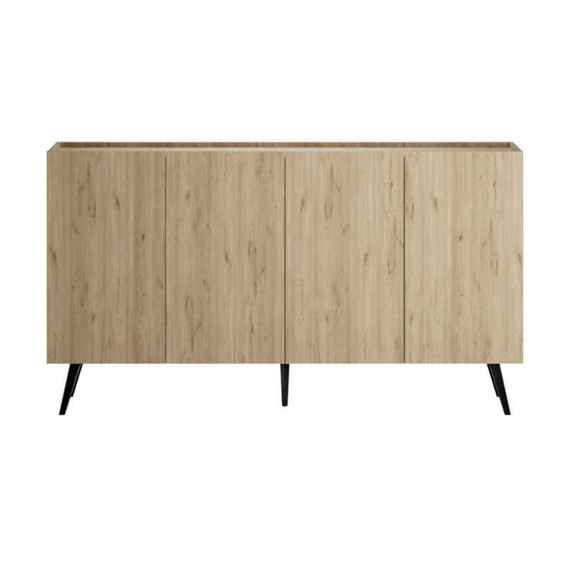 Μπουφές Luna  χρώμα florida oak 180x43x100εκ.