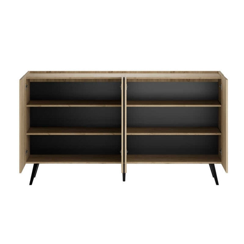 Μπουφές Luna  χρώμα florida oak 180x43x100εκ.