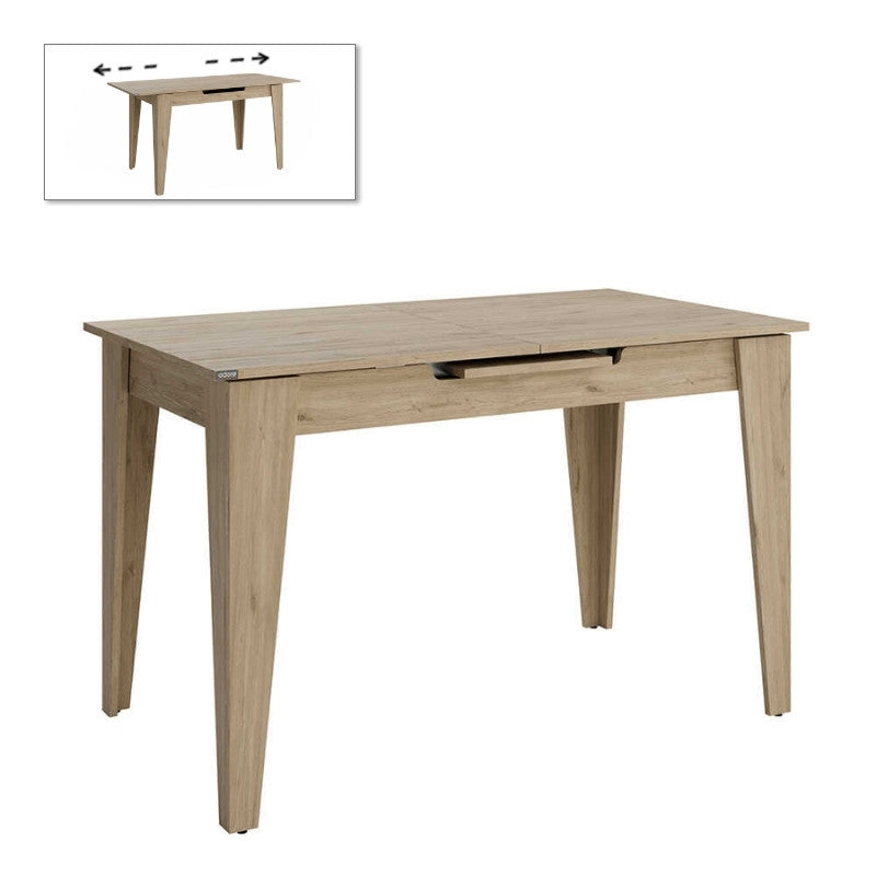 Τραπέζι Trendline  επεκτεινόμενο χρώμα oak 120/150x70x75εκ. - Pakobazaar