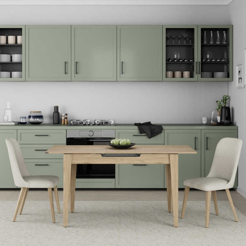 Τραπέζι Trendline  επεκτεινόμενο χρώμα oak 120/150x70x75εκ. - Pakobazaar