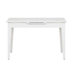 Τραπέζι Trendline  επεκτεινόμενο χρώμα λευκό 120/150x70x75εκ. - Pakobazaar