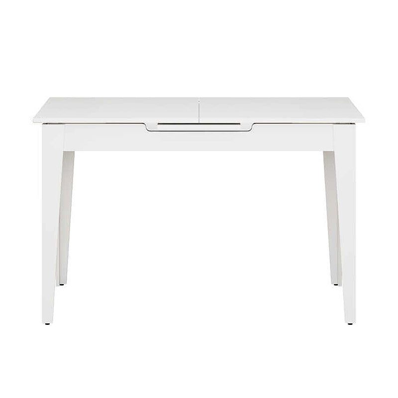 Τραπέζι Trendline  επεκτεινόμενο χρώμα λευκό 120/150x70x75εκ. - Pakobazaar