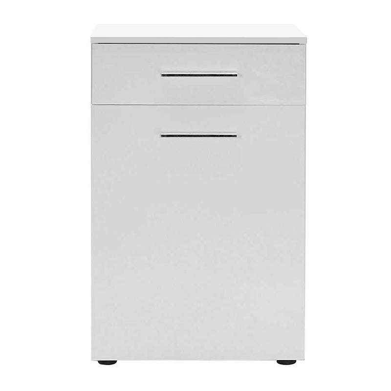 Ντουλάπι - Καλάθι απλύτων Diamond  χρώμα λευκό gloss 52x38x83εκ. - Pakobazaar