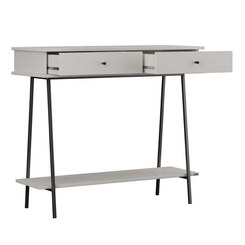 Κονσόλα Elite  χρώμα λευκό του πάγου 100x40x88εκ.