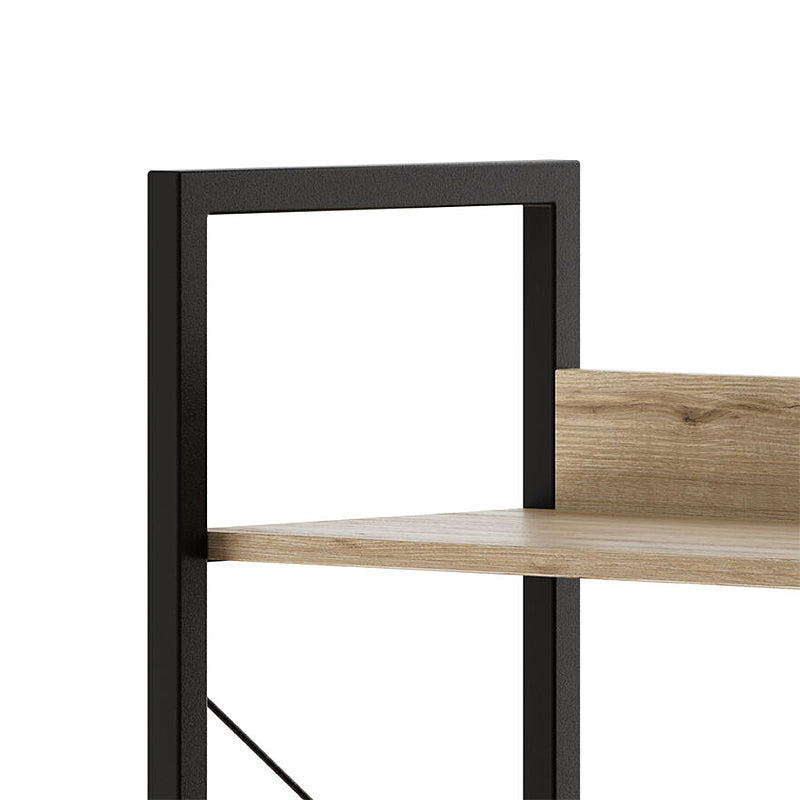 Βιβλιοθήκη Connect  χρώμα florida oak 73x35x172εκ.