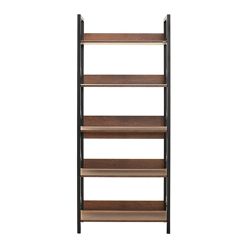 Βιβλιοθήκη Connect  χρώμα καρυδί 73x35x172εκ.