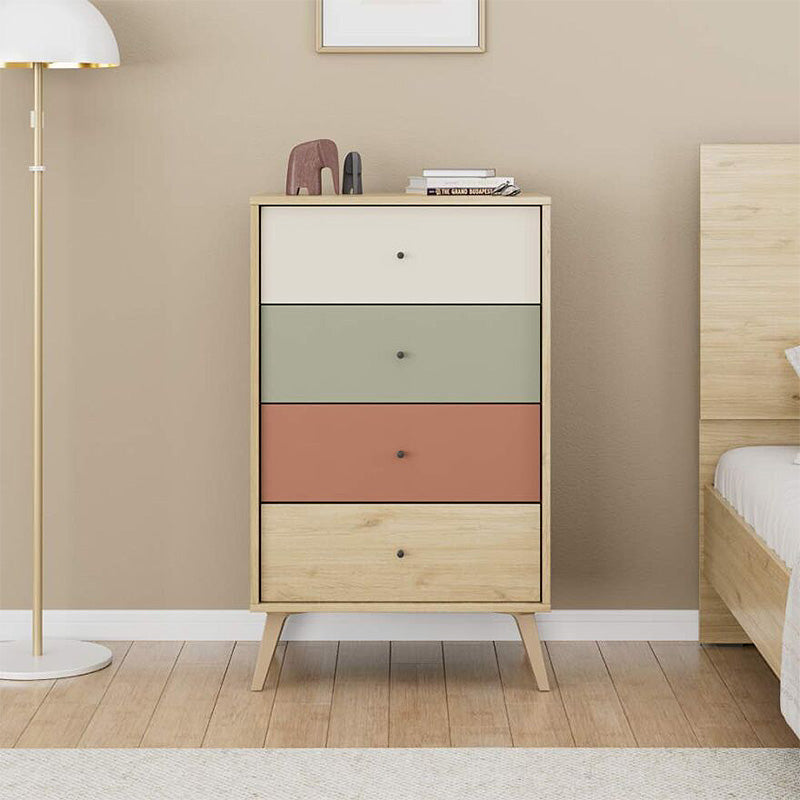 Συρταριέρα Terra  χρώμα florida oak 60x44x100εκ. - Pakobazaar