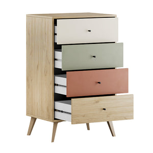 Συρταριέρα Terra  χρώμα florida oak 60x44x100εκ. - Pakobazaar