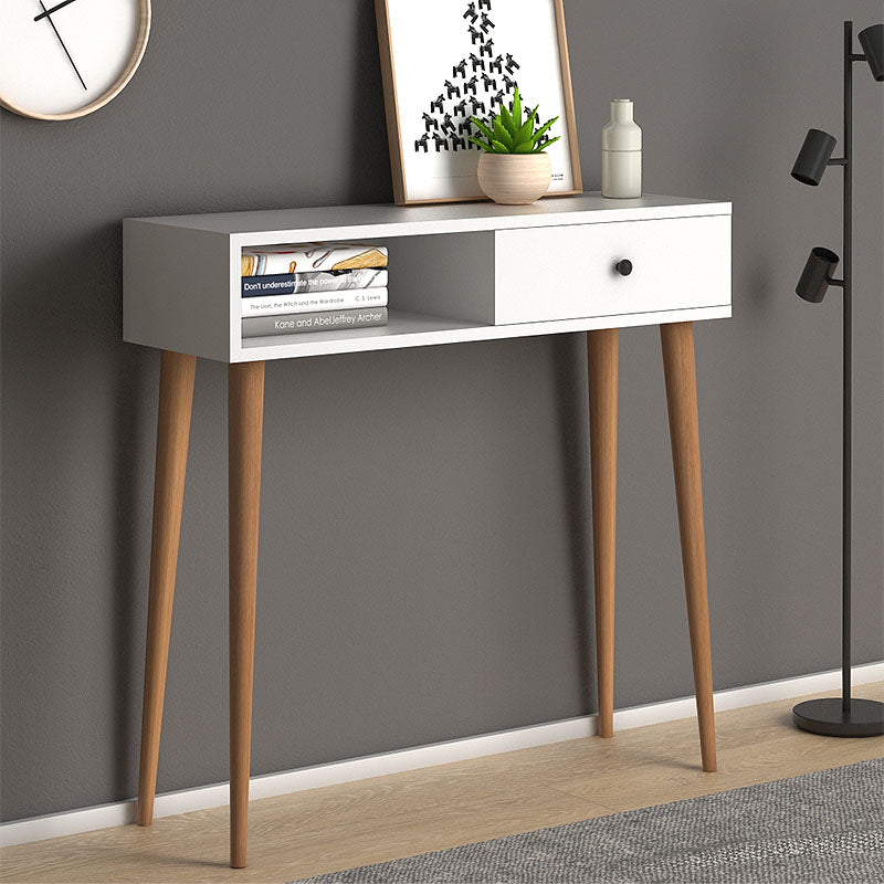 Κονσόλα Napoli  χρώμα λευκό 90x29x88εκ.