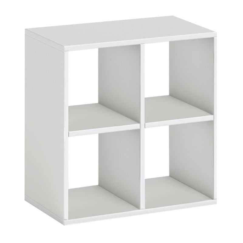Βιβλιοθήκη Cube  χρώμα λευκό 60x30x60εκ. - Pakobazaar