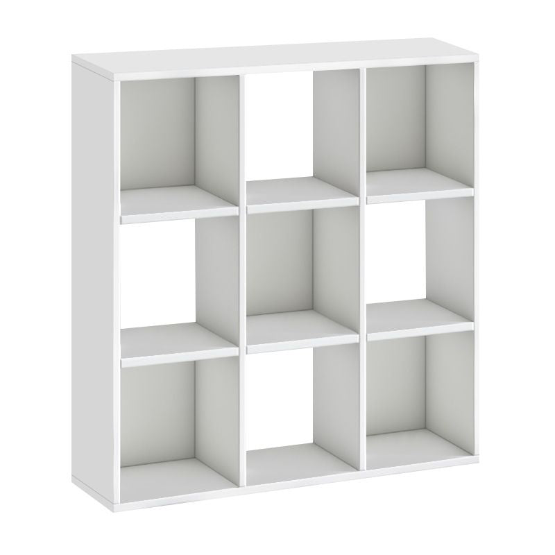 Βιβλιοθήκη Cube  χρώμα λευκό 90x30x90εκ. - Pakobazaar