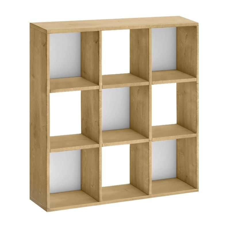 Βιβλιοθήκη Cube  χρώμα sapphire oak 90x30x90εκ. - Pakobazaar