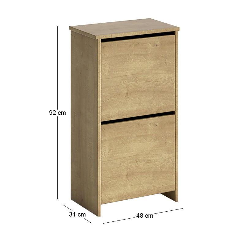 Παπουτσοθήκη Port  χρώμα sapphire oak 48x31x92εκ. - Pakobazaar