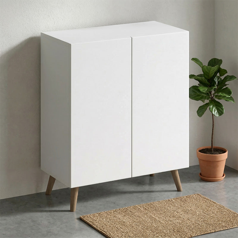 Παπουτσοθήκη Luce  χρώμα λευκό 70x35x85εκ. - Pakobazaar