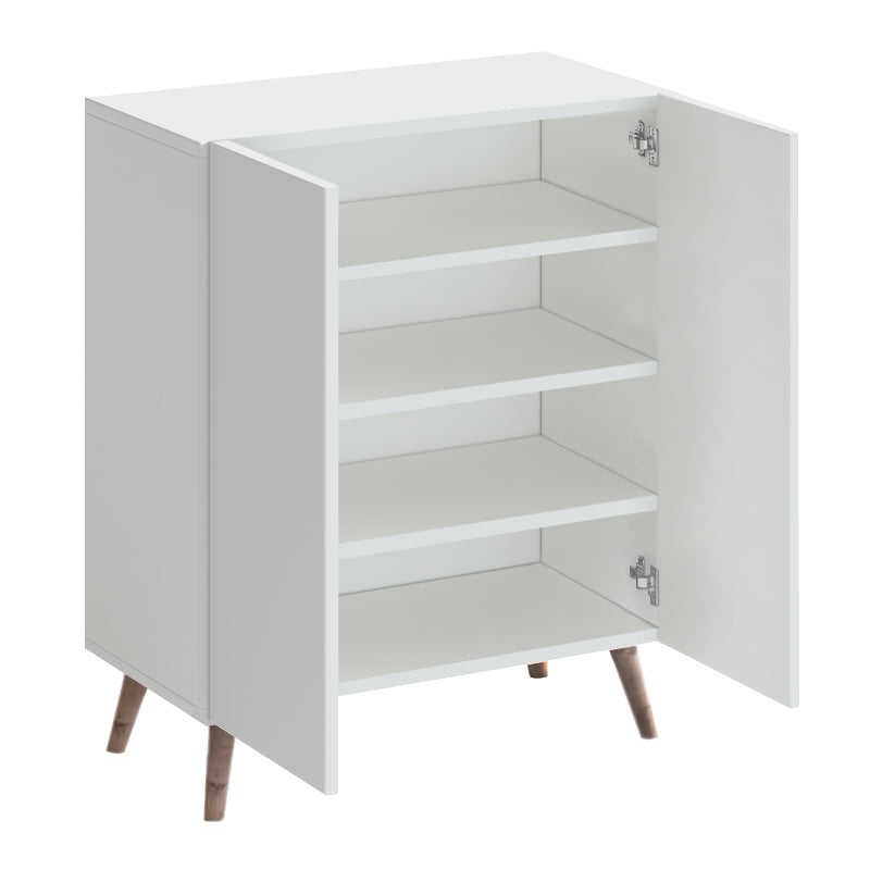 Παπουτσοθήκη Luce  χρώμα λευκό 70x35x85εκ. - Pakobazaar