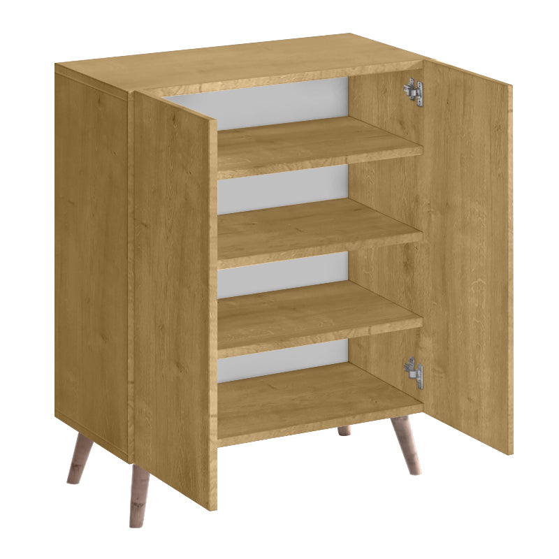 Παπουτσοθήκη Luce  χρώμα sapphire oak 70x35x85εκ. - Pakobazaar