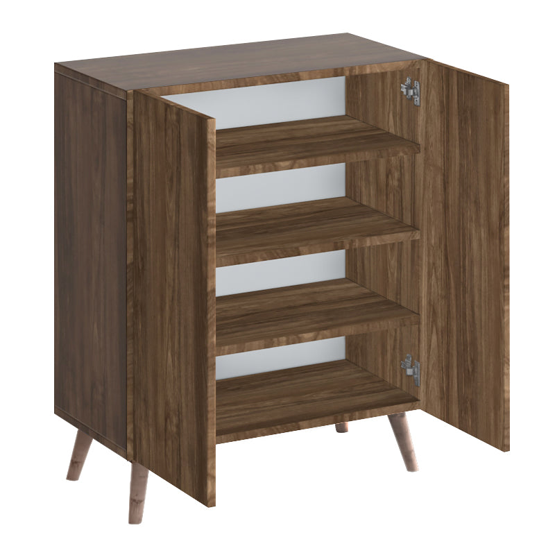 Παπουτσοθήκη Luce  χρώμα καρυδί 70x35x85εκ. - Pakobazaar