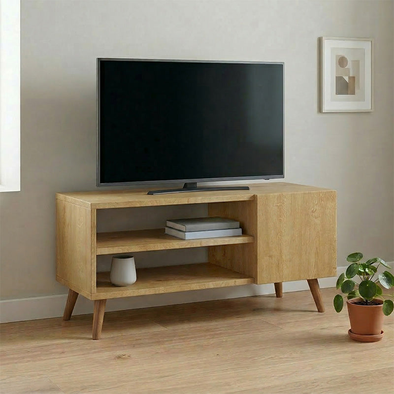 Έπιπλο τηλεόρασης Parma  χρώμα sapphire oak 90x30x40εκ. - Pakobazaar