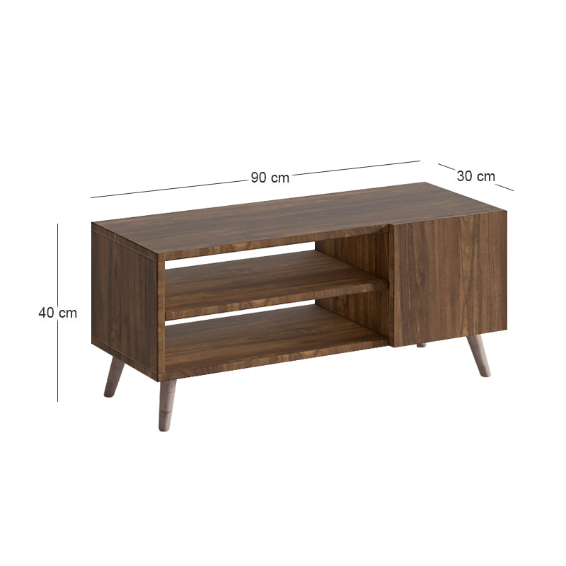Έπιπλο τηλεόρασης Parma  χρώμα καρυδί 90x30x40εκ. - Pakobazaar