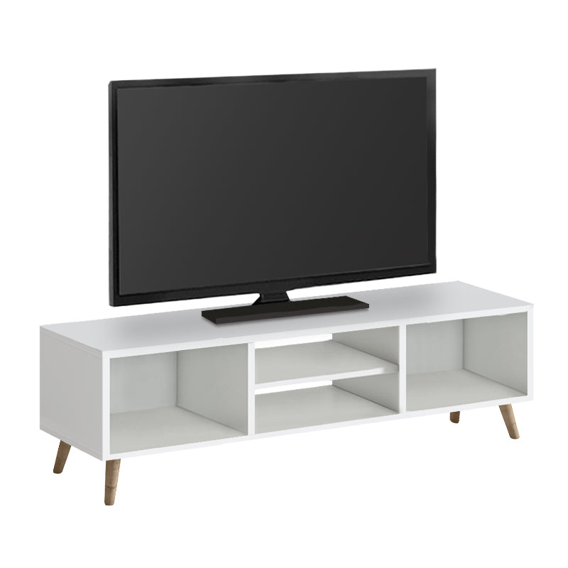 Έπιπλο τηλεόρασης Loren  χρώμα λευκό 120x30x40εκ. - Pakobazaar