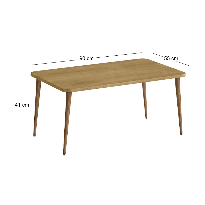 Τραπεζάκι σαλονιού Plane  χρώμα sapphire oak 90x55x41εκ. - Pakobazaar