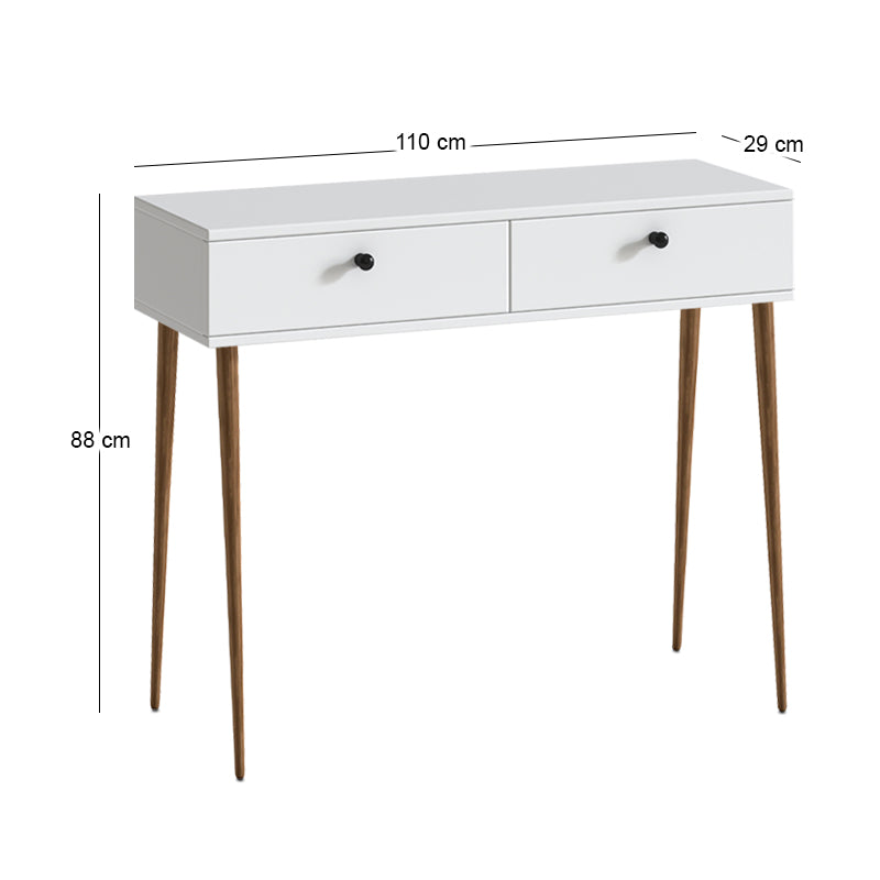 Κονσόλα Alis  χρώμα λευκό 110x29x88εκ. - Pakobazaar
