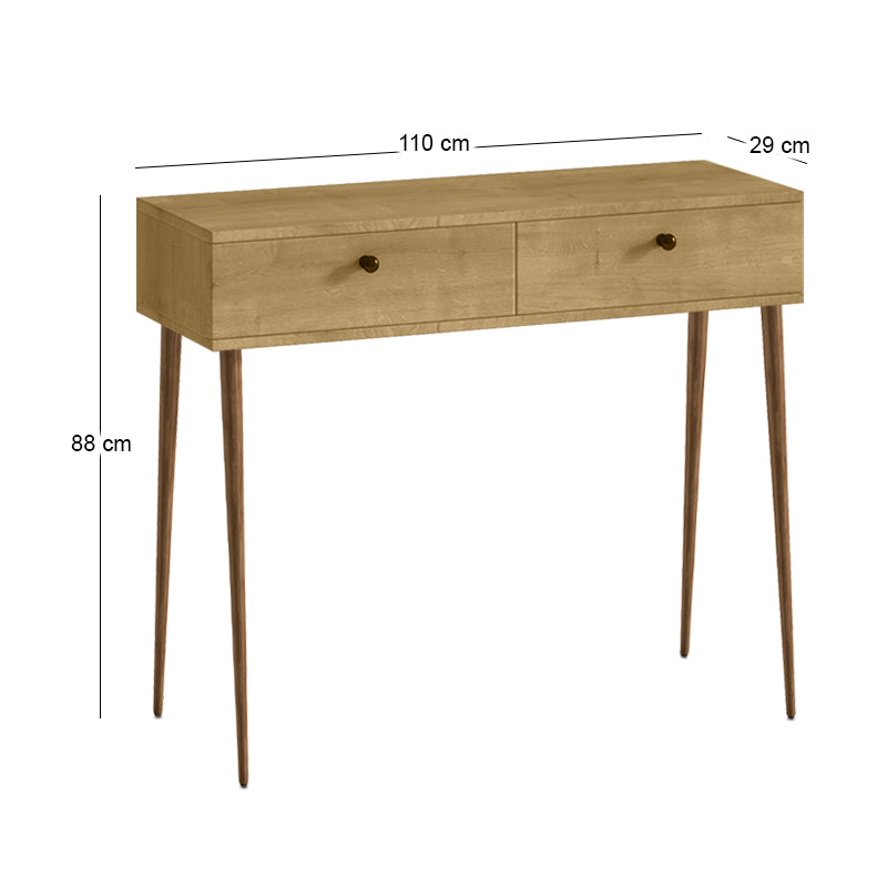 Κονσόλα Alis  χρώμα sapphire oak 110x29x88εκ. - Pakobazaar