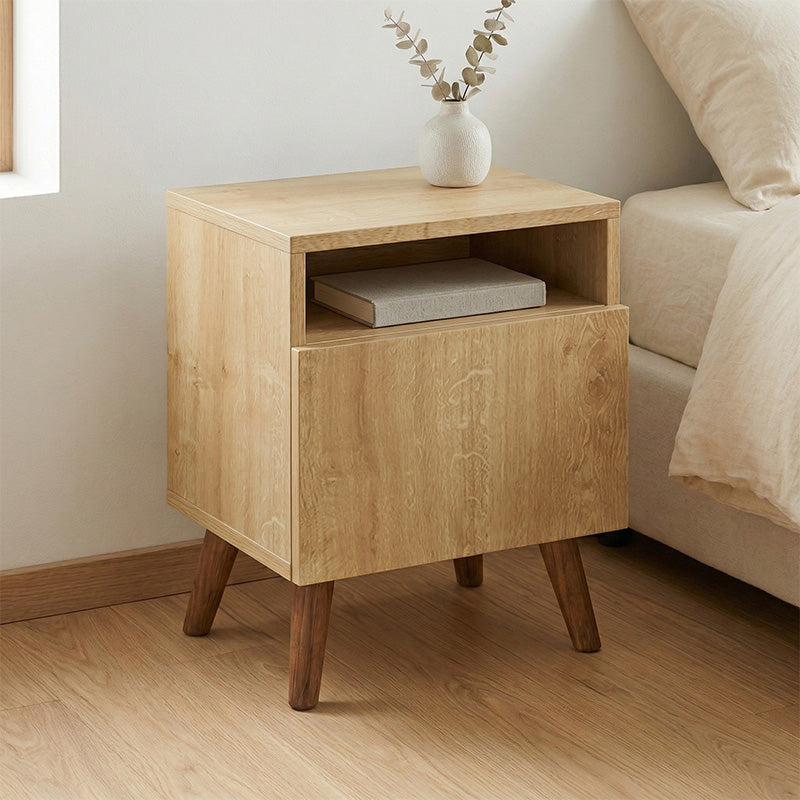 Κομοδίνο Sole  χρώμα sapphire oak 40x30x47,6εκ. - Pakobazaar