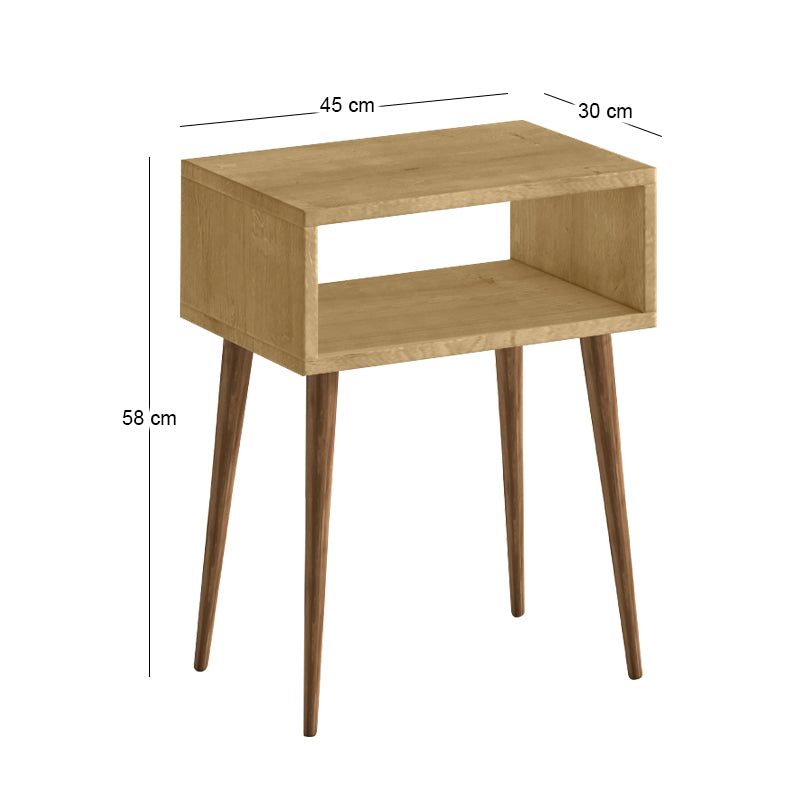 Κομοδίνο Gola  χρώμα sapphire oak 45x30x58εκ. - Pakobazaar