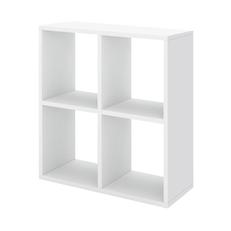 Βιβλιοθήκη Cube  χρώμα λευκό 60x20x60εκ.