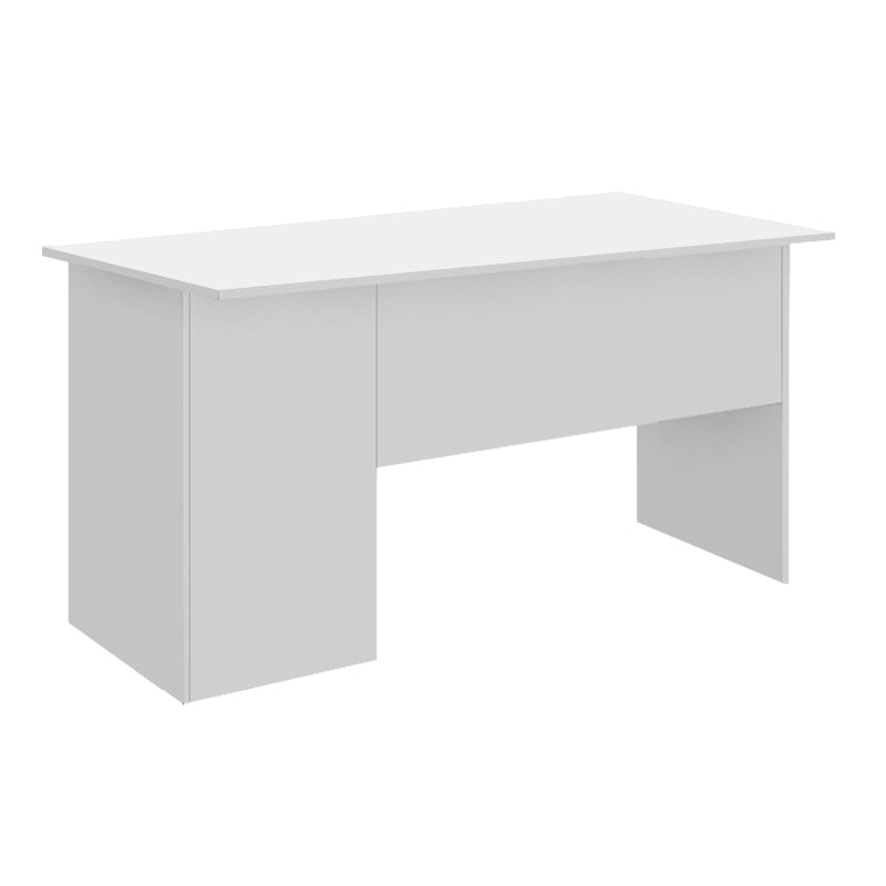 Γραφείο εργασίας με κλειδαριά Moto  χρώμα λευκό 120x80x75εκ.