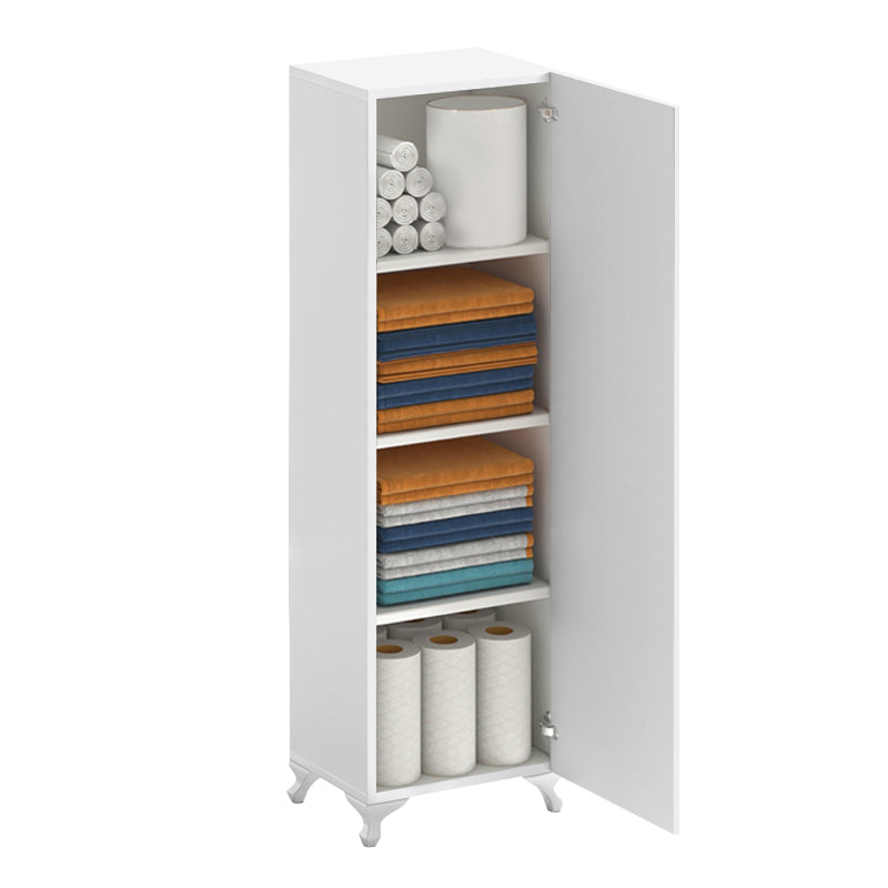 Ντουλάπι κουζίνας - μπάνιου Mine  χρώμα λευκό 30x32x128εκ.